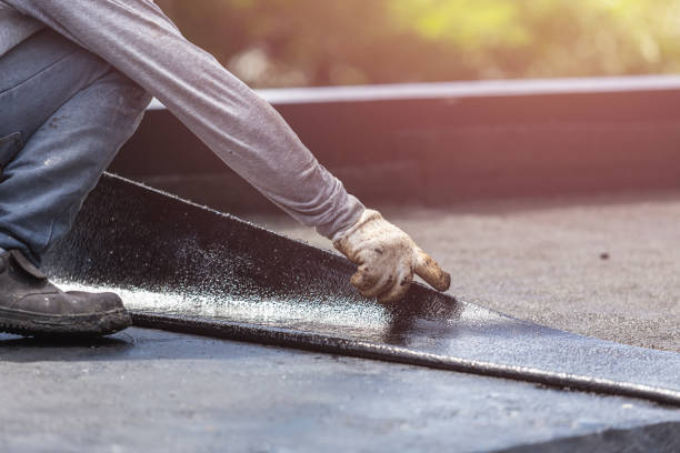 Professional Exterior Waterproofing technician working in Lancaster, OH